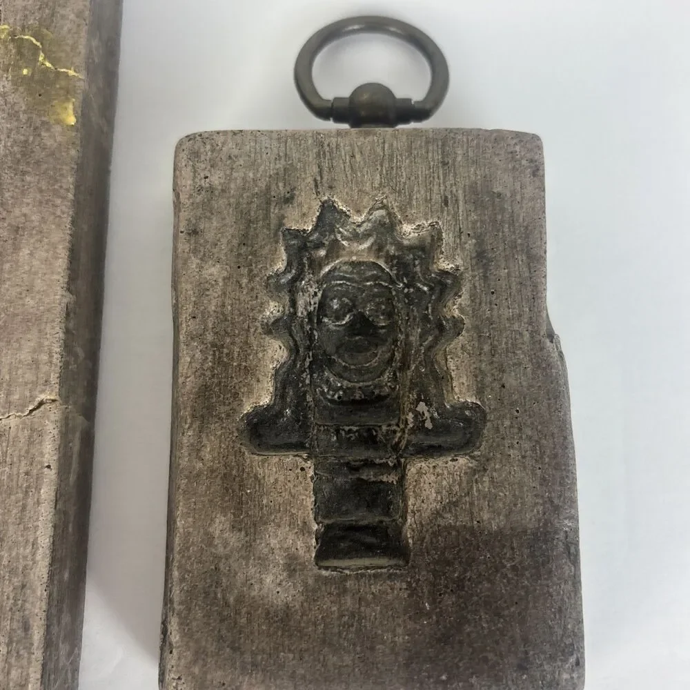 1973 Laxa Family Triple Angel Cookie Mold & single mold Wall Hanging DMG READ